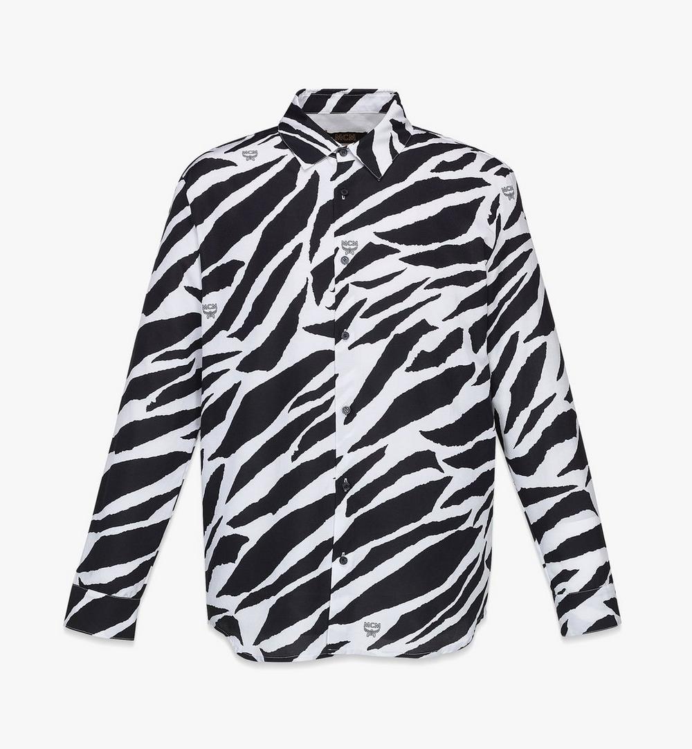 Men’s Meta Safari Zebra Print Shirt 1